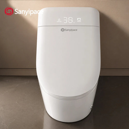 New Japanese Style Smart Toilet with Bidet for Home For Modern Bathroom Integrated Toilet Warm Wash Cleaning Intelligent Toilets