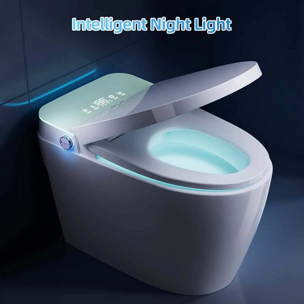 New Japanese Style Smart Toilet with Bidet for Home For Modern Bathroom Integrated Toilet Warm Wash Cleaning Intelligent Toilets